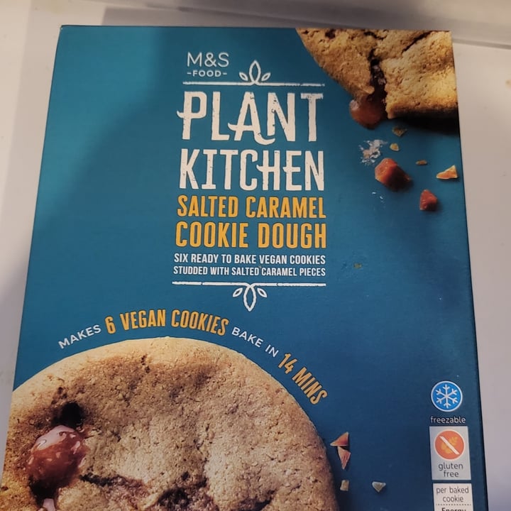 photo of Plant Kitchen (M&S) Salted caramel cookie dough shared by @aveganlifewithjess on  21 Nov 2021 - review