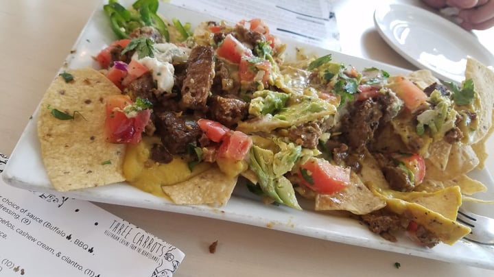 photo of Three Carrots Fountain Square Vegan Notchos shared by @technovegan on  23 Jul 2019 - review