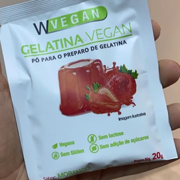 review photo of Wvegan Gelatina Vegan Morango shared by @pfafreitas on 18 Jul 2021 - review
