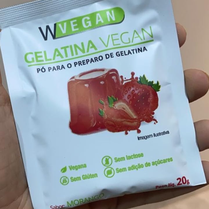 photo of Wvegan Gelatina Vegan Morango shared by @pfafreitas on  18 Jul 2021 - review