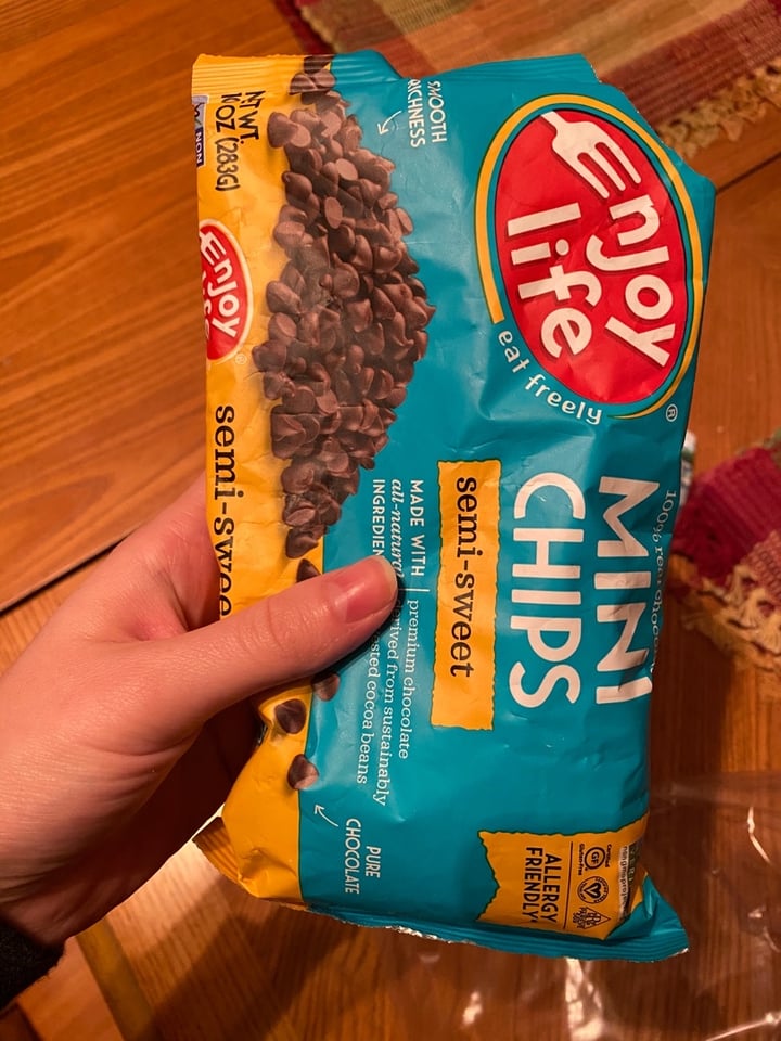 photo of Enjoy Life Semi-Sweet Chocolate Mini Chips shared by @jhill1123 on  01 Apr 2020 - review