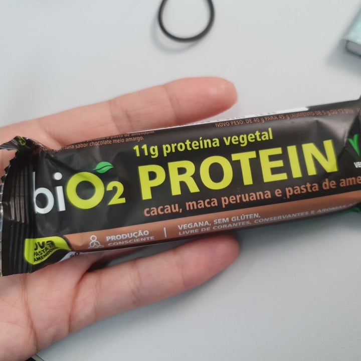 review photo of biO2 Barra De Proteína - Cacau, Maca Peruana E Pasta De Amendoim shared by @claudiasapi on 15 Dec 2022 - review