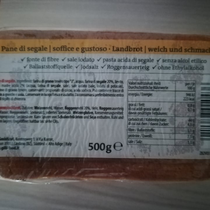 photo of Gilli Pane di segale shared by @grilla on  11 May 2022 - review