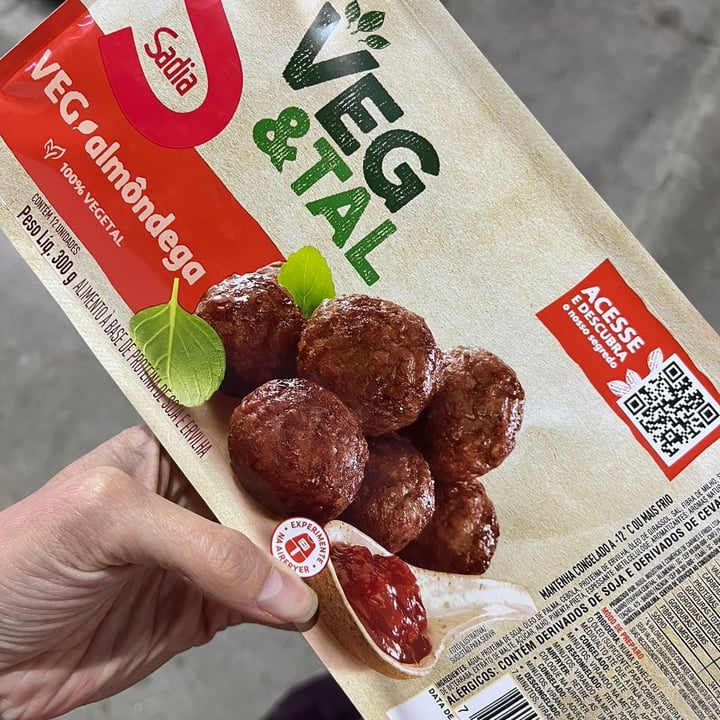 review photo of Sadia Veg Almondega shared by @guidaherp on 07 May 2022 - review