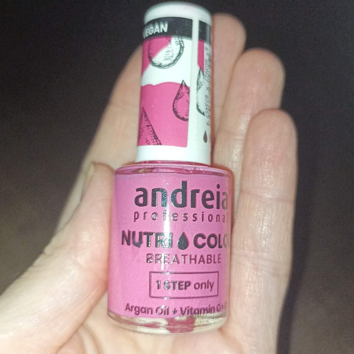 photo of Andreia professional nail polish nutri color breathable shared by @lauveglau on  17 Aug 2022 - review