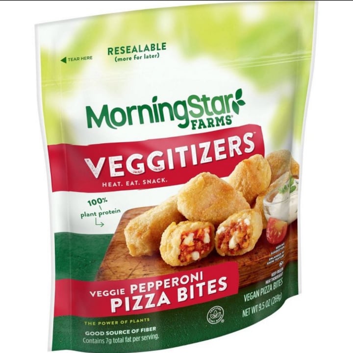 photo of MorningStar Farms Veggitizers Pizza Bites - Pepperoni shared by @lupiidiaz on  17 Feb 2022 - review