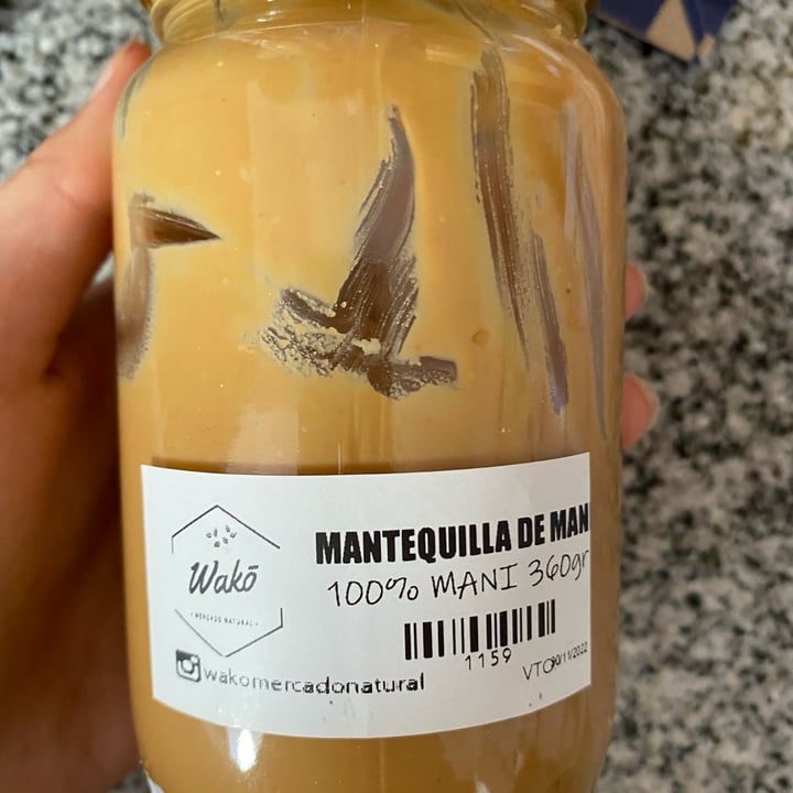 photo of Wako Mercado Natural Mantequilla de maní shared by @delfinamac on  05 Dec 2021 - review