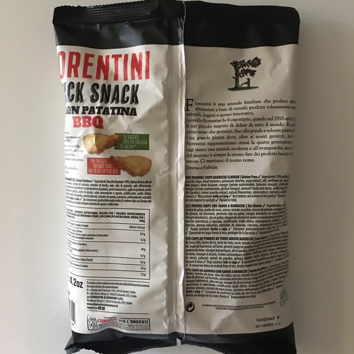 photo of Fiorentini Snick Snack Xxl La Non Patatina BBQ shared by @ddg on  11 Aug 2022 - review
