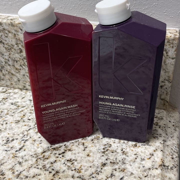 review photo of Kevin Murphy Young Again shampoo and conditioner shared by @sup1vegangirl on 23 Feb 2022 - review