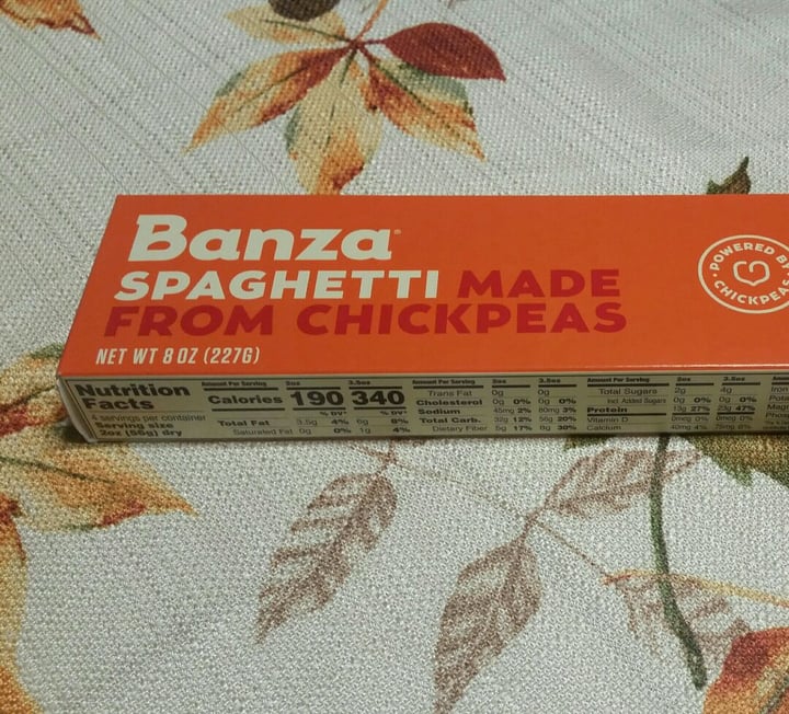 photo of Banza Spaghetti From Chickpea shared by @agreene428 on  02 Mar 2020 - review