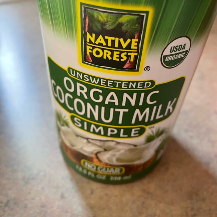 photo of Native Forest Organic Simple Coconut Milk shared by @jschwarzb on  31 Oct 2022 - review