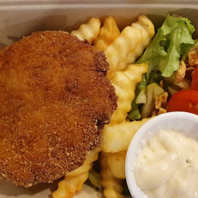 「NoChicken Schnitzel」の料理の写真