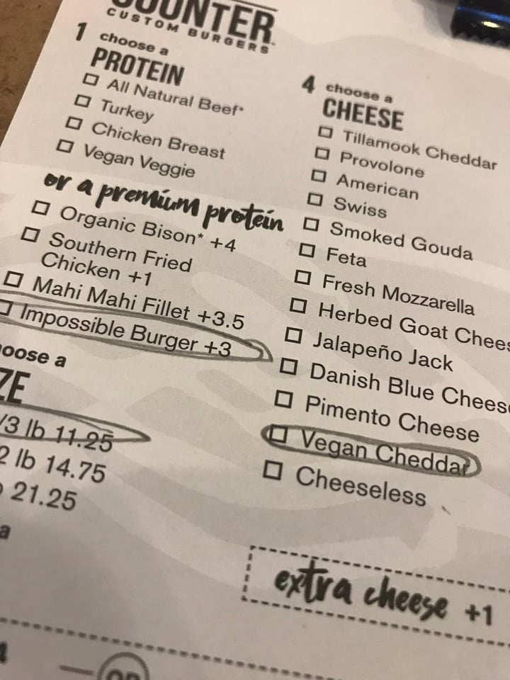 review photo of The Counter Santana Row The Impossible Burger shared by @chaici on 10 Apr 2018 - review