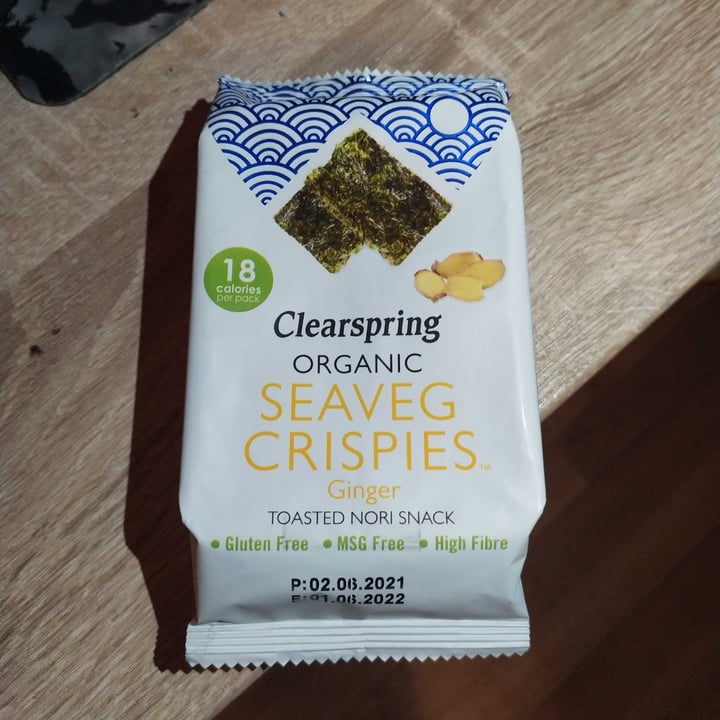 review photo of Clearspring Organic Seaveg Crispies Ginger shared by @dragonlance92 on 12 Apr 2022 - review