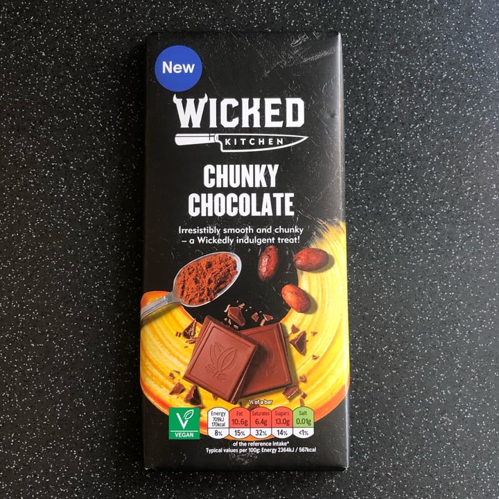 photo of Wicked Chunky Chocolate Bar shared by @esmehart on  17 Jun 2022 - review