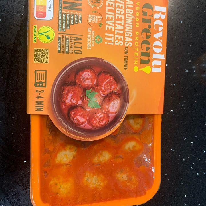 review photo of Revolu Green Albóndigas Con Tomate shared by @mariagonzalez1 on 31 Mar 2022 - review