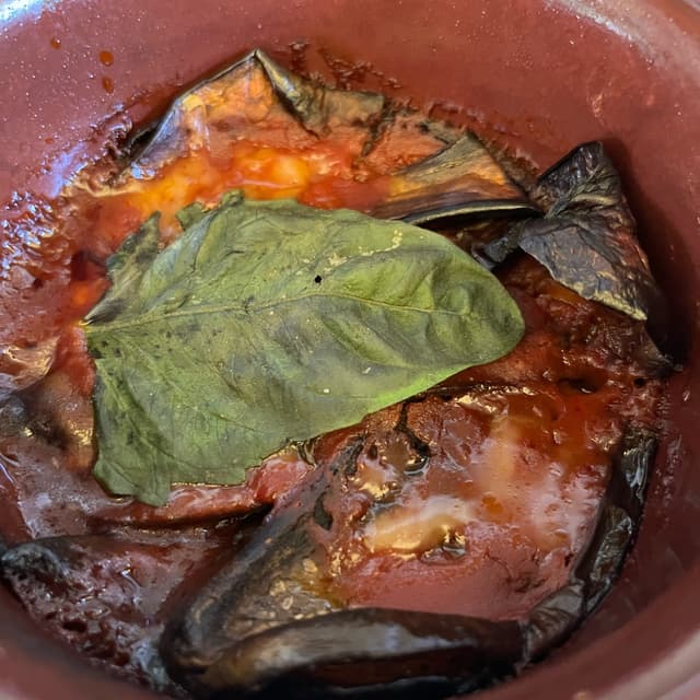 菜肴“Parmigiana vegana”的照片