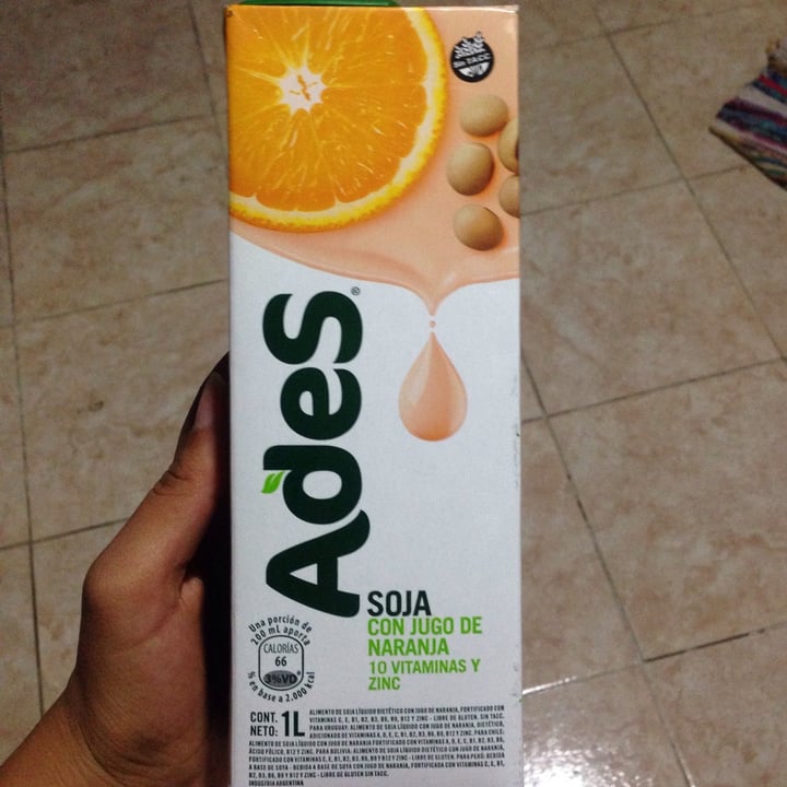 photo of Ades Leche De Soja Sabor Naranja shared by @lucianag on  15 Dec 2020 - review
