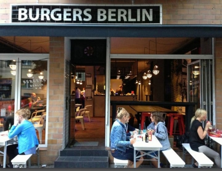 review photo of Burgers Berlin All American Vegan Burger with sides shared by @theavocado on 31 Mar 2020 - review