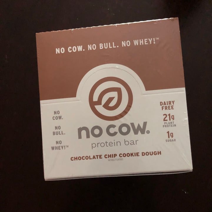 photo of No Cow Chocolate Chip Cookie Dough Protein Bar shared by @angies on  29 May 2021 - review