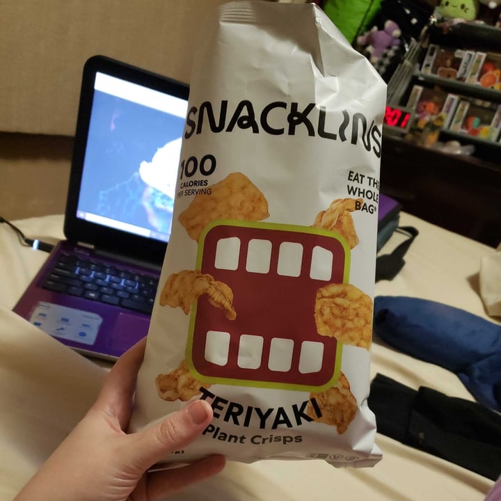 photo of Snacklins Teriyaki Plant Crisps shared by @dollhouse on  21 Mar 2022 - review