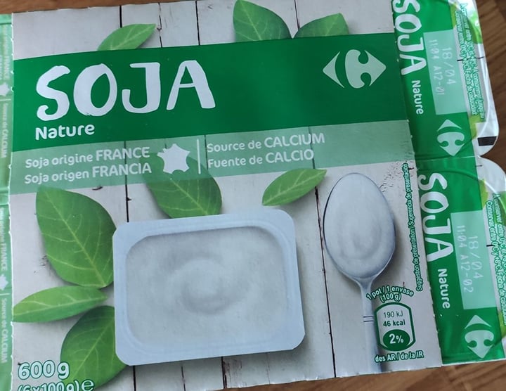 photo of Carrefour Soja Nature shared by @tiamoki on  31 Mar 2020 - review