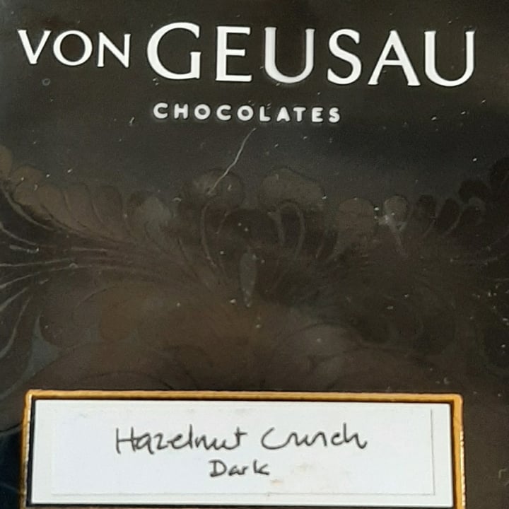 photo of Von Geusau Hazelnut Crunch shared by @rondeboschvegan on  14 Mar 2021 - review