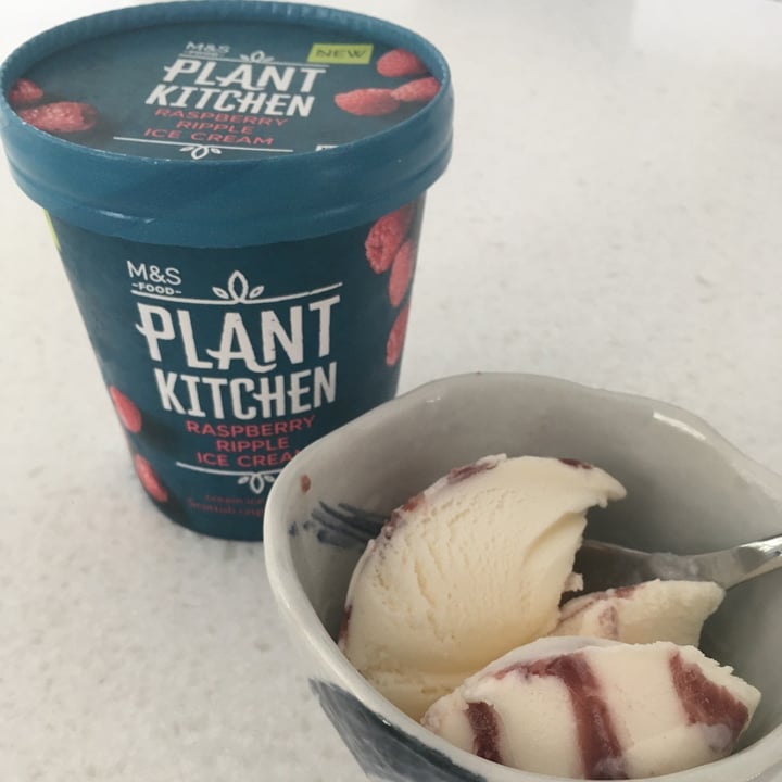 photo of Plant Kitchen (M&S) Raspberry Ripple Ice Cream shared by @vegarolyn on  13 Jan 2021 - review