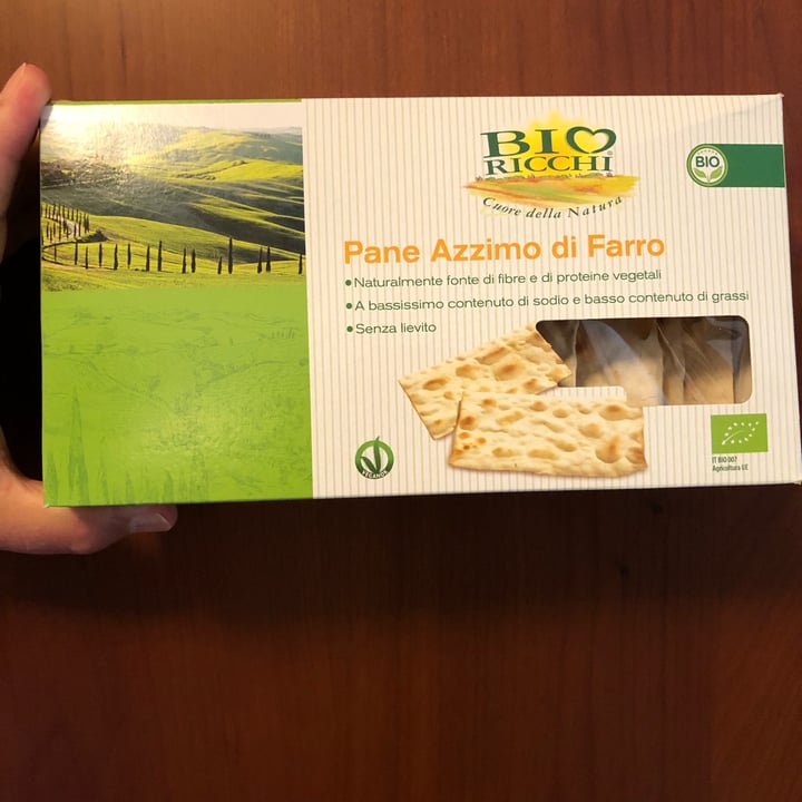 review photo of Bio Ricchi Cuore della Natura Pane Azzimo di Farro shared by @linovoyager on 17 Jun 2022 - review