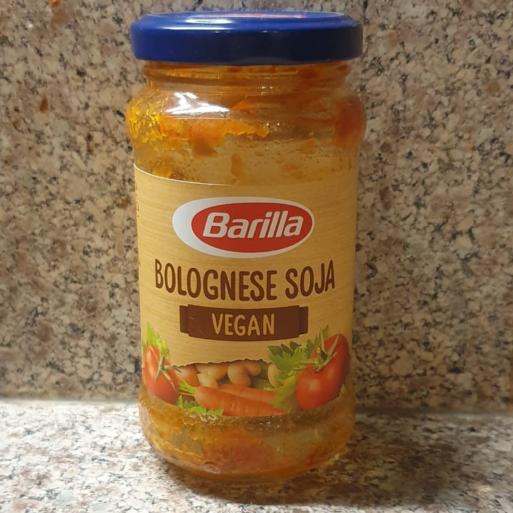 photo of Barilla Bolognese Soja vegan shared by @mariazzz on  16 Aug 2021 - review