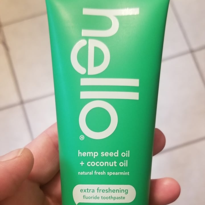 photo of Hello Hempseed + Coconut Oil Toothpaste shared by @andreamichelle5 on  25 May 2020 - review