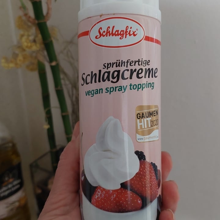 photo of Schlagfix Sprühfertige Schlagcreme (Vegan Spray Topping) shared by @sandralil on  17 Mar 2022 - review