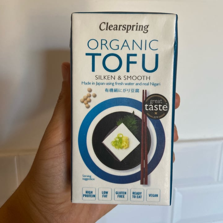 photo of Clearspring Organic Tofu Silken & Smooth shared by @martarubbersoul on  02 Aug 2022 - review