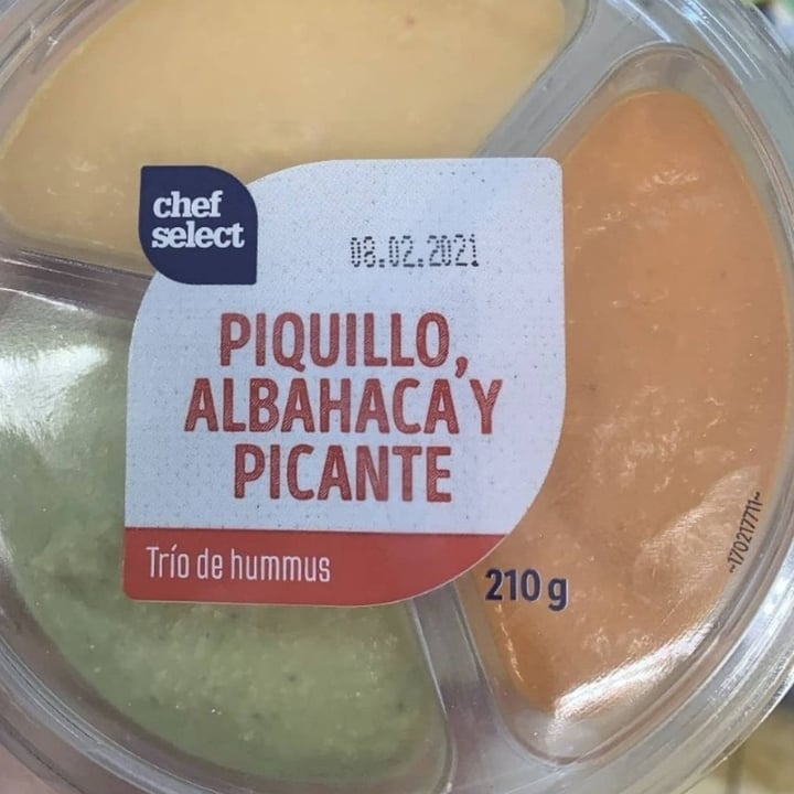 review photo of Chef Select TrĂo de humus piquillo shared by @veganiandospain on 03 Aug 2021 - review