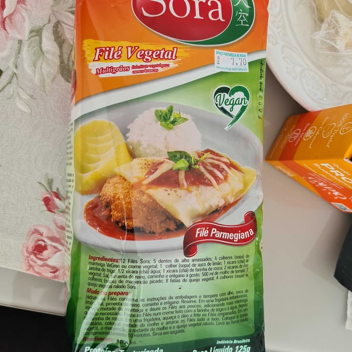 photo of Sora Filé de proteina vegetal shared by @carloslima on  27 Aug 2022 - review
