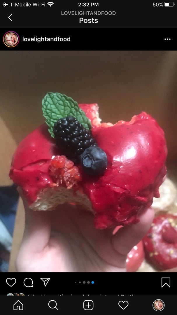 photo of Good Town Doughnuts Forestberry shared by @nikkileighh on  09 Apr 2020 - review