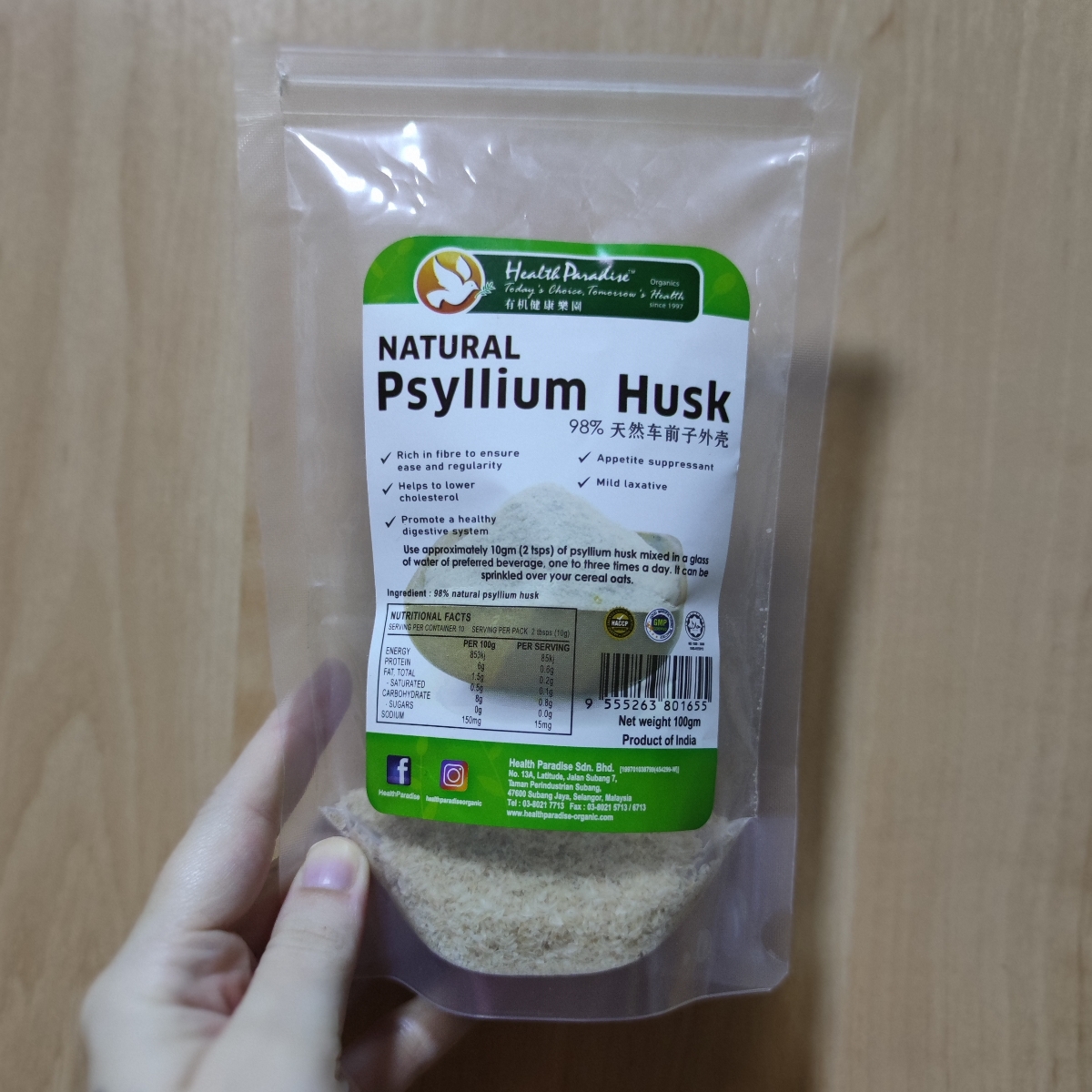 Health Paradise Natural Psyllium Husk Reviews abillion