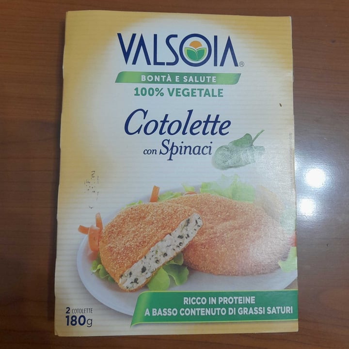 photo of Valsoia Cotolette con spinaci shared by @giulia23 on  24 Oct 2022 - review