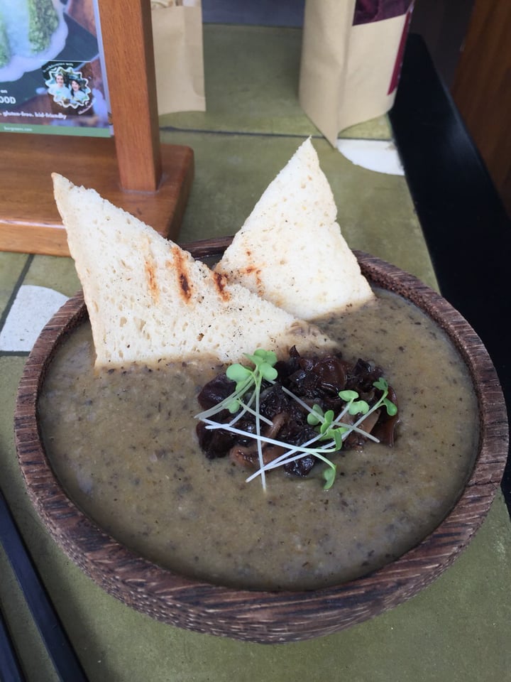 photo of Burgreens Express Dharmawangsa Mushroom Soup shared by @nataliestewart on  19 Dec 2019 - review