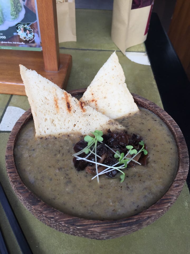 review photo of Burgreens Express Dharmawangsa Mushroom Soup shared by @nataliestewart on 19 Dec 2019 - review