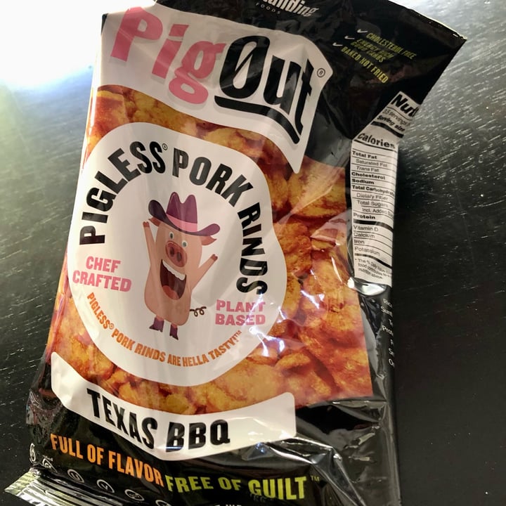 photo of PigOut Pigless Pork Rings Texas BBQ shared by @peggiwood on  11 Jun 2022 - review