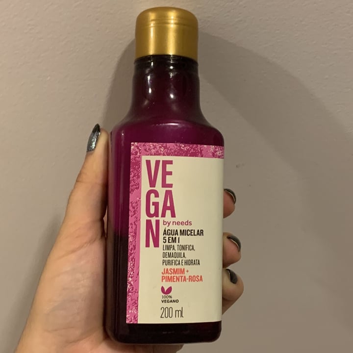 review photo of Vegan by Needs Água Micelar 5 Em 1 Jasmim - Pimenta-Rosa shared by @tomatosoup on 06 Apr 2022 - review
