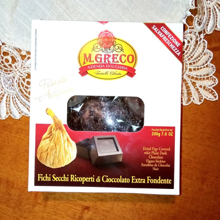 photo of M.Greco Fichi Secchi Ricoperti Di Cioccolato Extra Fondente shared by @laninfa87 on  13 Nov 2022 - review