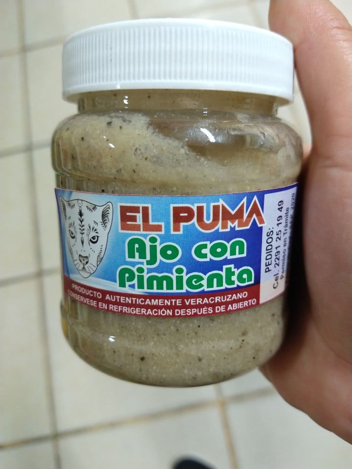 photo of El puma Ajo con pimienta shared by @betyval on  16 Mar 2020 - review