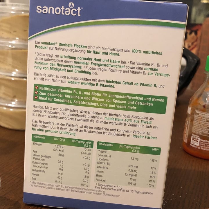 photo of Sanotact Bierhefe Flocken shared by @cmh on  26 Mar 2022 - review