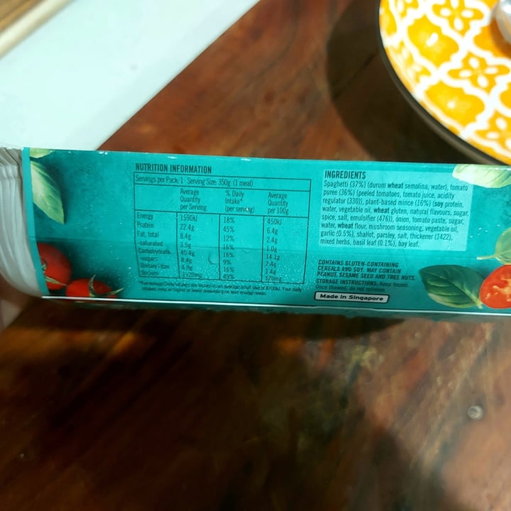 review photo of Plantry Spaghetti Bolognese shared by @romyelise on 07 May 2022 - review