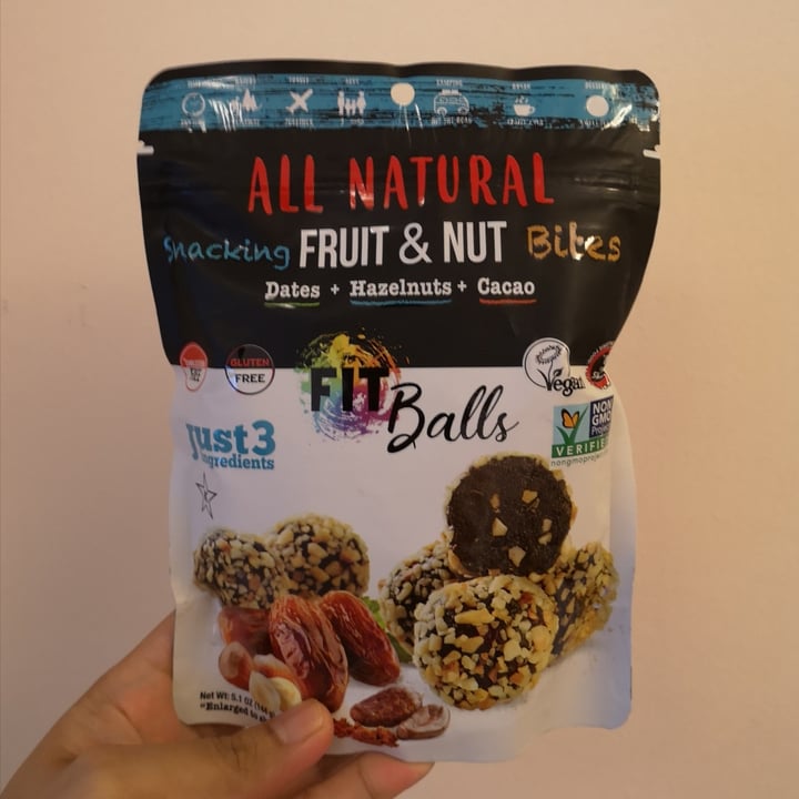 photo of Nature's Wild Organic Fit Balls - Dates, Hazelnuts, Cocoa shared by @raffymabanag on  07 Jan 2021 - review