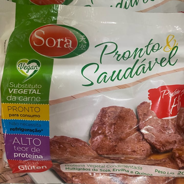photo of Sora Filé de proteina vegetal shared by @anapaula2022 on  04 May 2022 - review