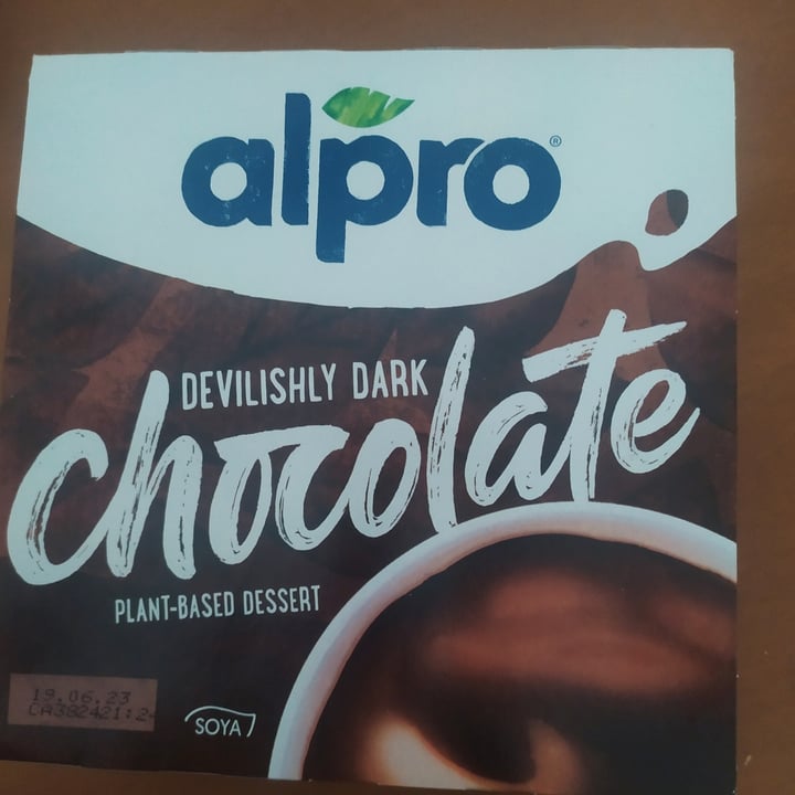 review photo of Alpro Devilishly Dark Chocolate Plant-based Dessert shared by @monica260317 on 16 Dec 2022 - review
