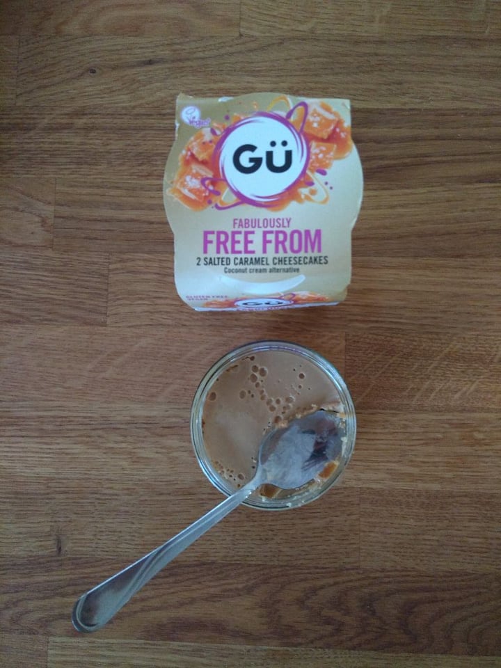 photo of Gü Free From Salted Caramel Cheesecake shared by @ed-b on  09 Apr 2020 - review